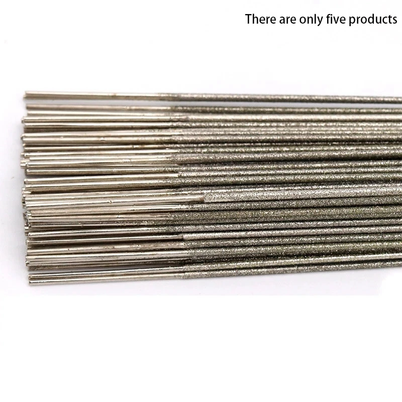 5Pcs 400Mm Diamond Wire Saw Blade, Saw Rods for Cutting Jade Metal Ceramic Resin Jewelry Hand Tools,Diameter 1 Mm