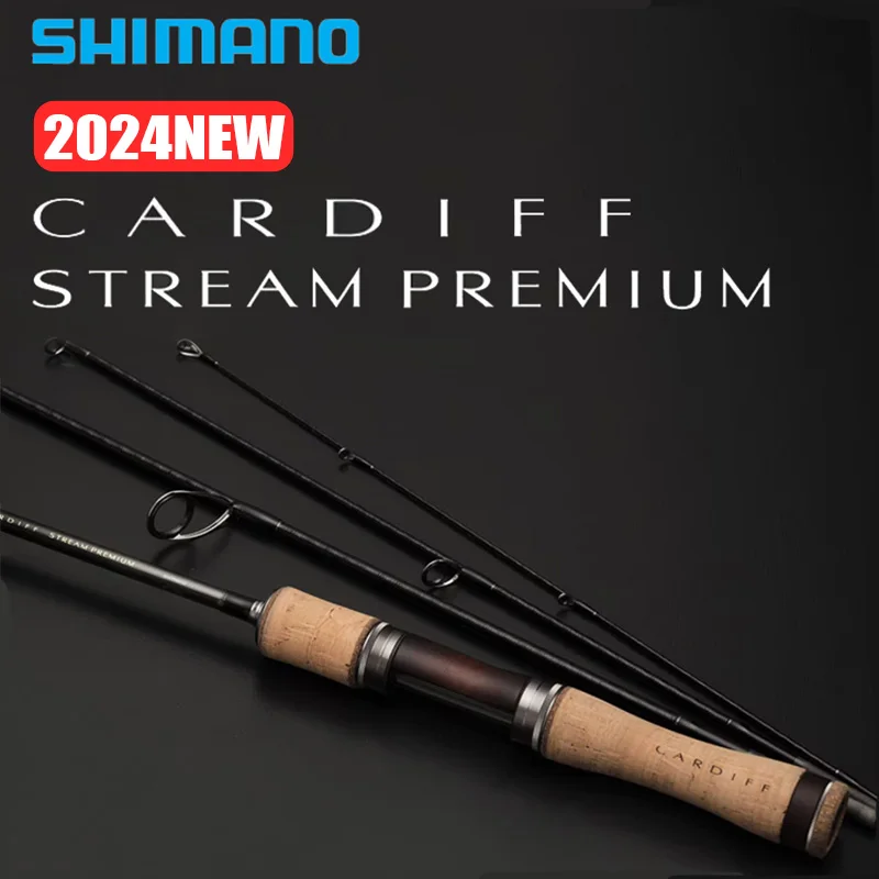 SHIMANO 2024 New CARDIFF STREAM PREMIUM 2 Section Stream Casting/Spinning Rod Portable Fishing Rod For Trout