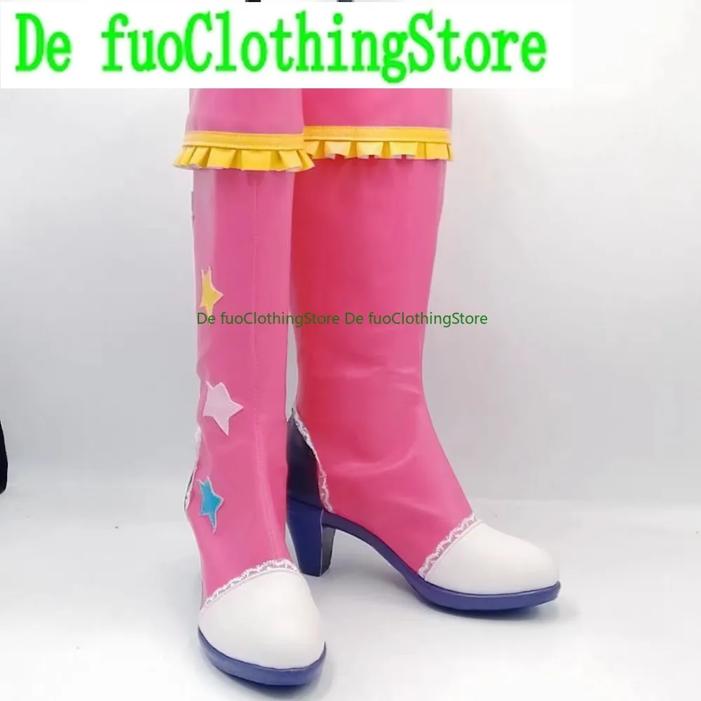 

Aikatsu Shibuki Ran Cosplay Shoes Boots Game Anime Halloween Christmas DefuoClothing Shoes Store