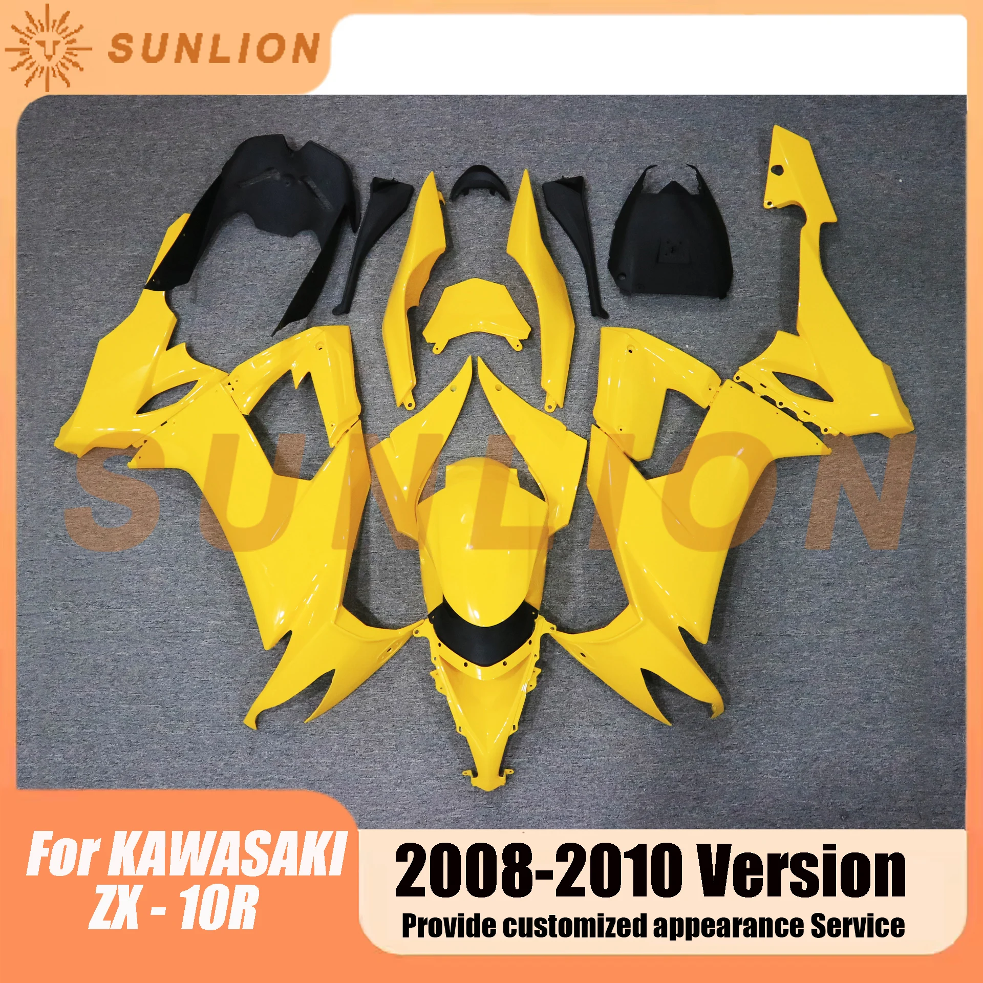 ABS Motorcycle Fairings Kit Fit For Kawasaki Ninja ZX-10R ZX10R 2008 2009 2010 Bodywork Set For ZX 10R 08 09 10 Full Fairing