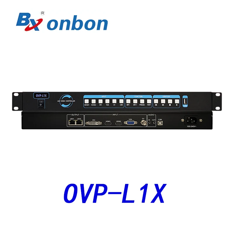 Onbon OVPL1X โปรเซสเซอร์วิดีโอ HD จอแสดงผล LED สีเต็มรูปแบบ