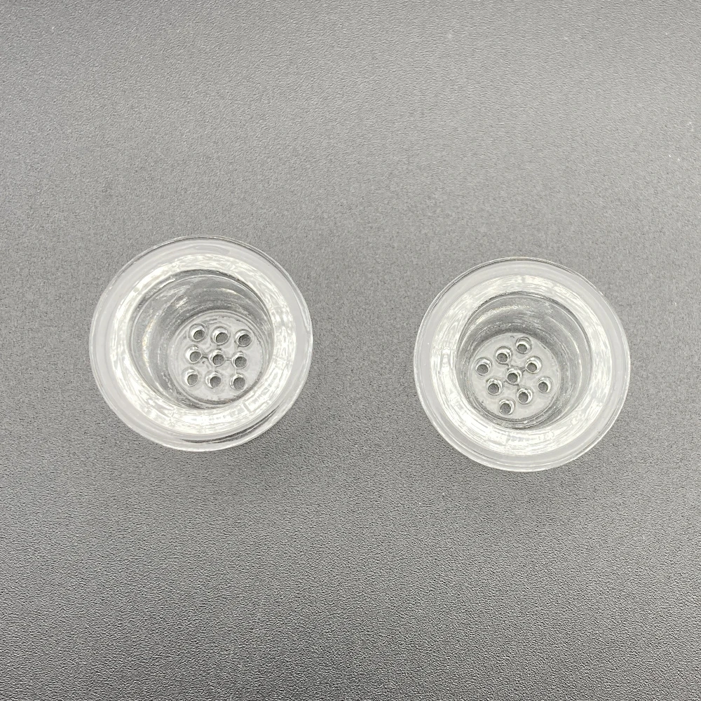 Glass Screen Bowls Filters with 1/9-Honeycomb Holes for Smoking Tobacco Pipe