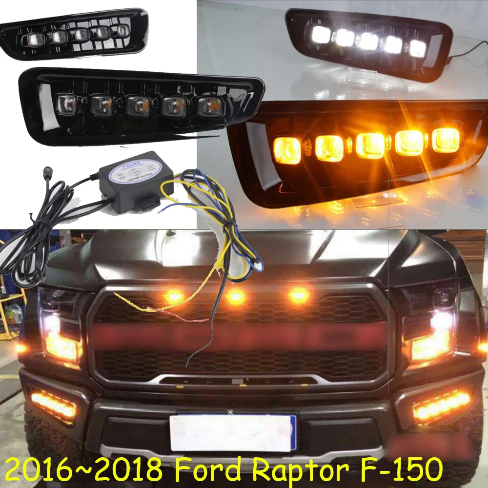 Video show,LED,Raptor daytime Light,F-150,2016~2018,F-150 fog light,F-150 headlight;Transit,Explorer,Edge,fusion,F-150 taillight