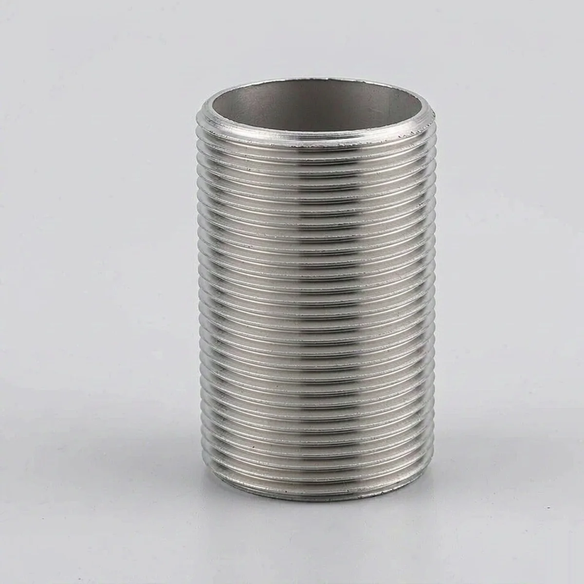 304 Stainless Steel Full Thread Hollow Pipe, G Male Thread Bulkhead Fitting, Extended 1/2 G Thread Screw Rod
