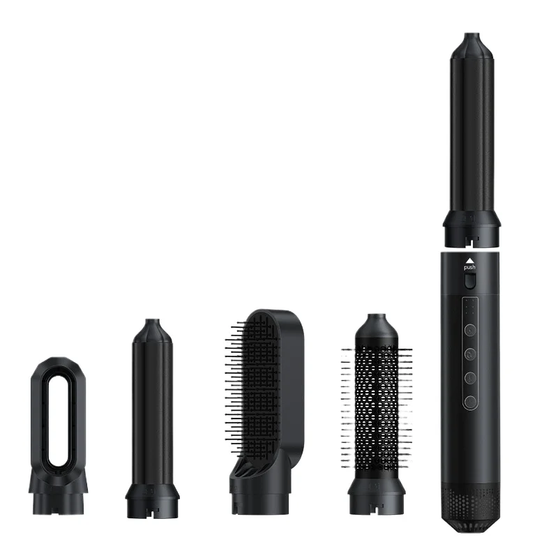 

2026 Five-in-one comb - fully automatic hair curling, drying and straightening brush for two purposes