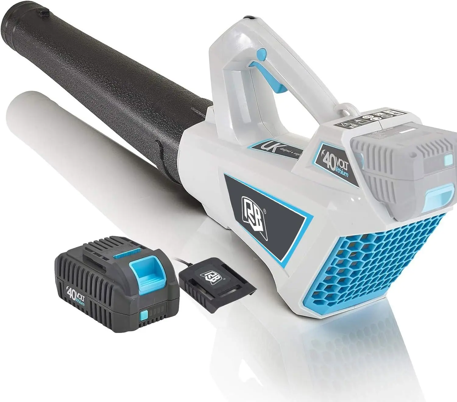 

40V Cordless Leaf Blower with 2Ah Battery & Charger – 6-Speed Turbo, 460 CFM, Lightweight for Leaves, Snow, Lawn & Patio