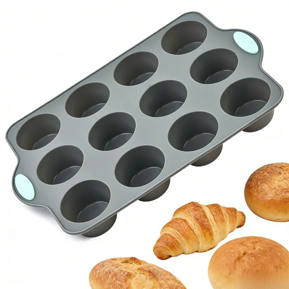 Wiederverwendbare Kuchenform Silikon Cupcake Seife Schokolade Formen Hitzebeständige DIY Kuchen Brot Muffin Backform Leicht zu Reinigen Backzubehör