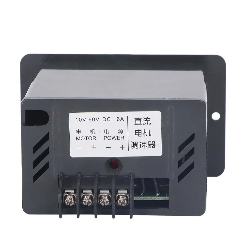 DC10‑60V Input DC Motor Speed Controller 6A Current Rating Gear Control PWM Control Switch CW/CCW Switch 12V-60V Compatible