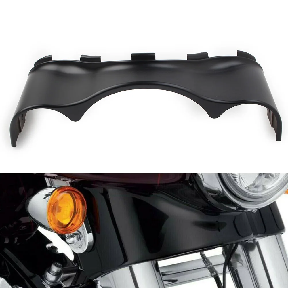 Carenado de falda embellecedora inferior de motocicleta para Harley Touring Street Electra Glide FLHX 2014-up negro/cromo