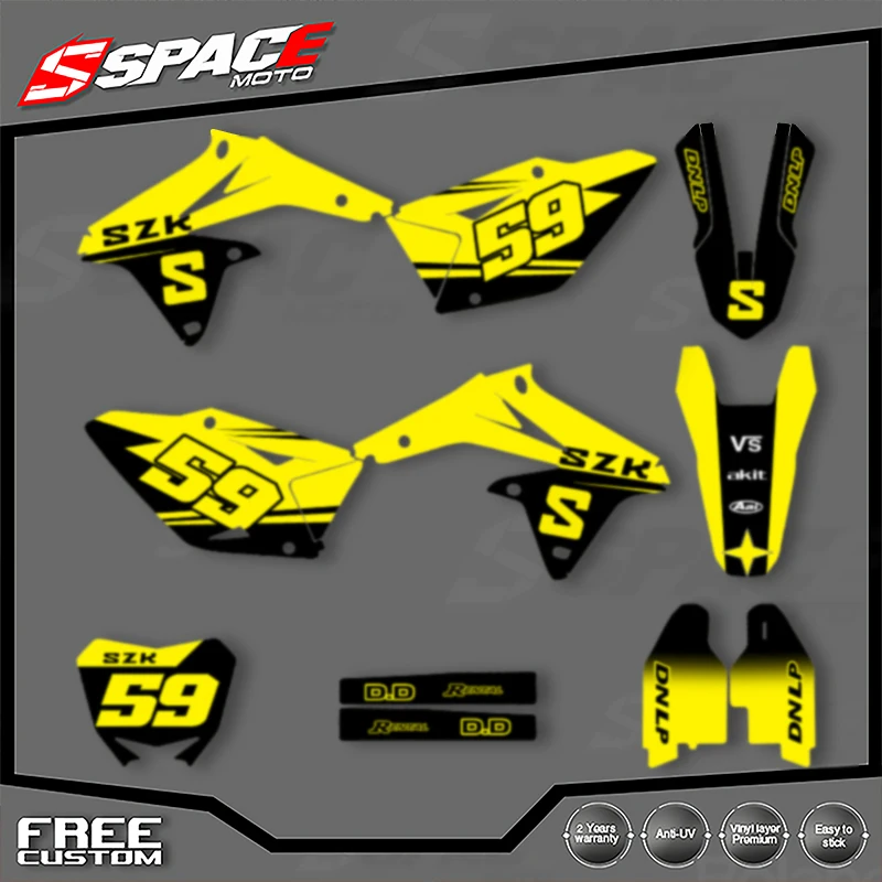 space-personalizzato-moto-grafica-sfondo-decal-per-suzuki-2008-2009-2010-2011-2012-2013-2017-rmz-450-decalcomanie-adesivi-kit-007