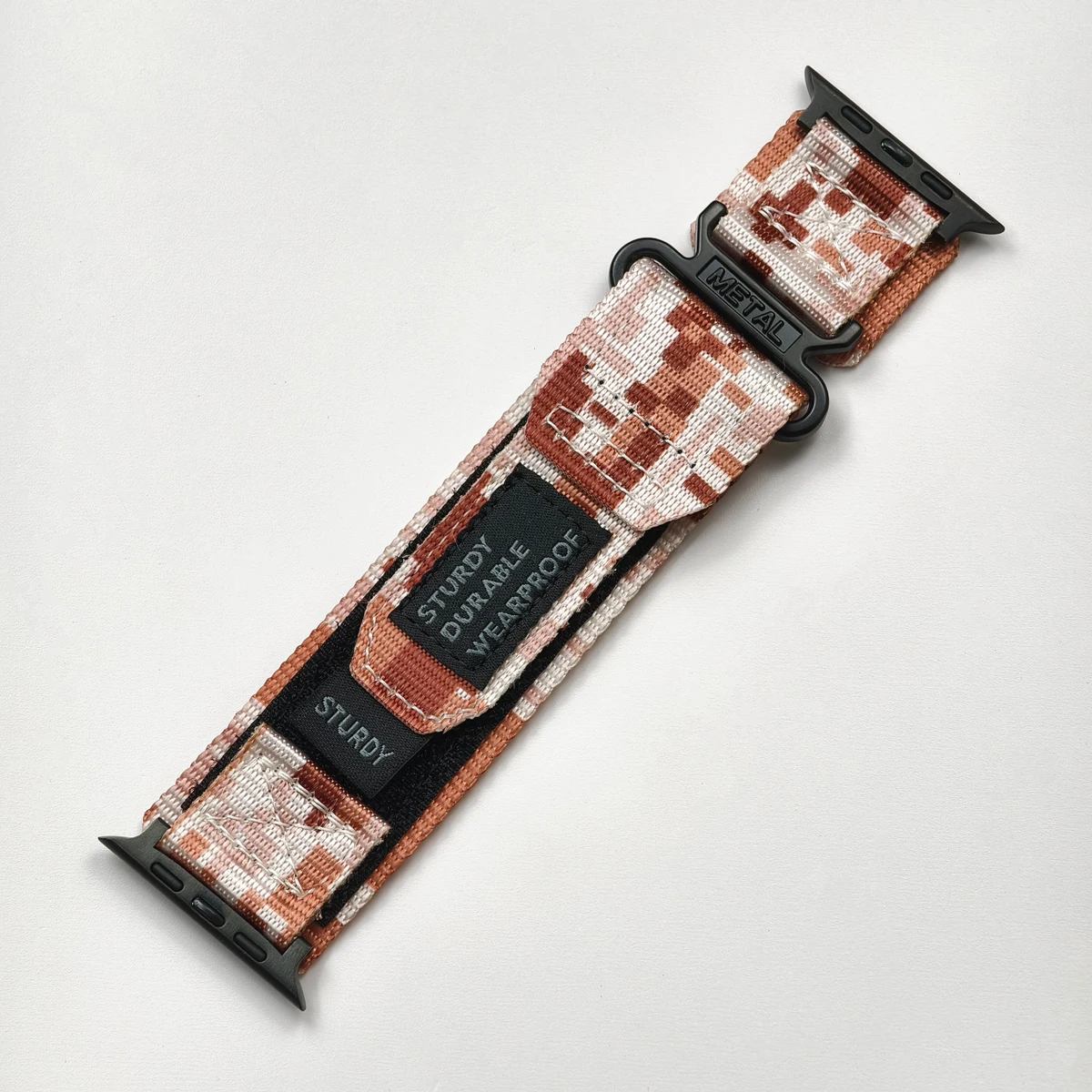Strap for Apple Watch Band Series 10/9/8/7/6/5/4/SE/Ultra Camouflage Nylon Sport strap Braid Design iWatch 46mm 42 44 45 49mm