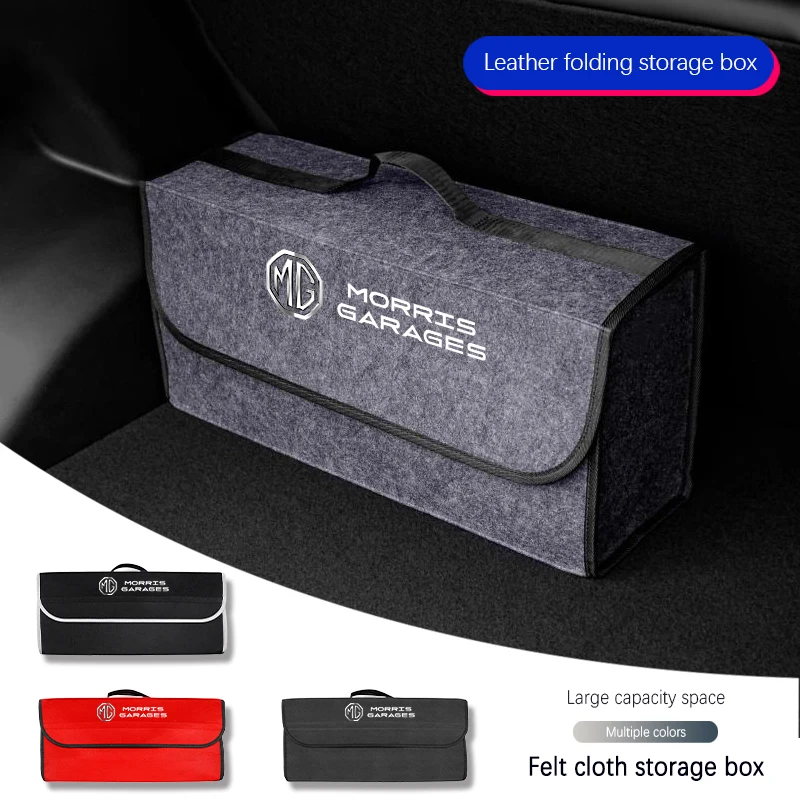 

Сумка для хранения багажника автомобиля, складная коробка из фетровой ткани для MG 4 5 6 7 Cyberster ES5 ONE MG5 Scorpio ZS HS MARVEL-R Hector EZS