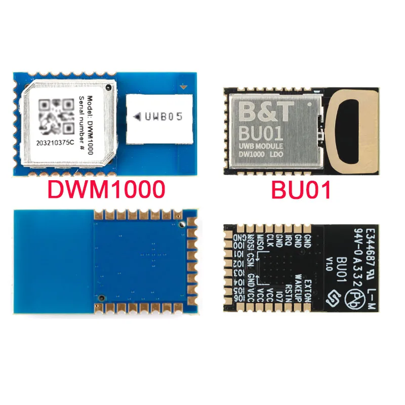 DWM1000 BU01 UWB Indoor Position Module DW1000 3.3V High Precision Ultra Wide Ranging Module With Indoor Positioning HT1818Z3G5L