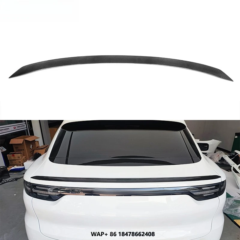 

Real Carbon Fiber TKT-Style Spoiler Tail Wing New Condition for for Cayenne Coupe 9Y0.1 9Y0.2 2018-2024