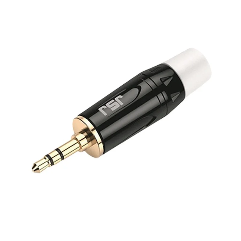 

DIGIZULU Copper gold-plated 3.5 headphone plug 3.5mm small three-core stereo aux audio cable welding head