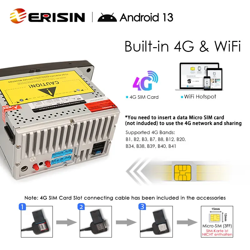 Erisin ES6726S 2 Din Android Auto GPS Car Radio Multimedia Stereo Carplay For Skoda Octavia Rapid Spaceback Roomster Superb Yeti