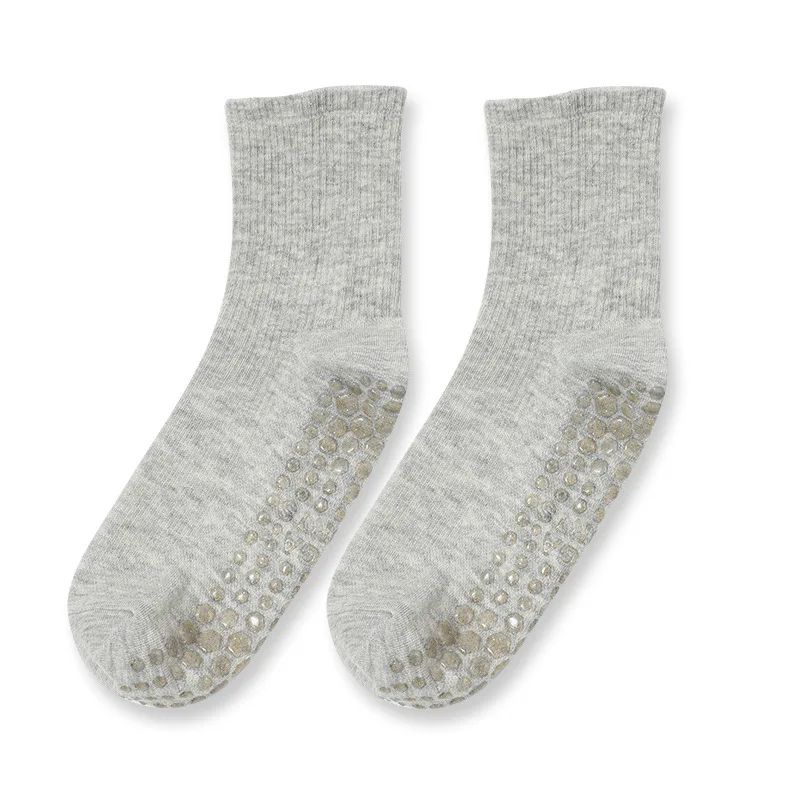 Chaussettes de Yoga en Coton et Silicone pour Femme, Accessoire de Pilates