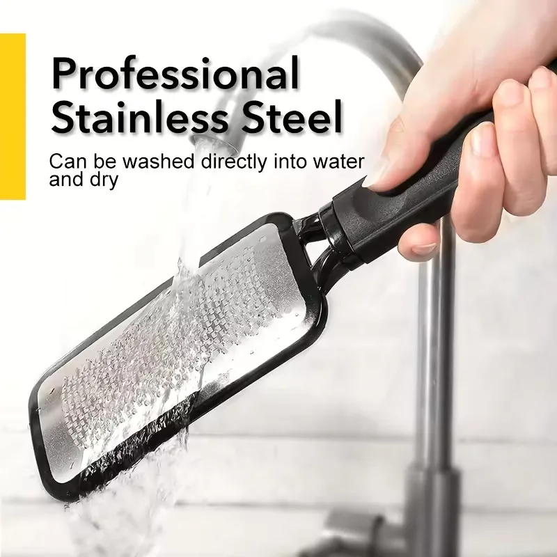 حار هائلة غسل القدمين ملف عرموش سبا الجلد الميت الكالس مزيل مبشرة من الفولاذ المقاوم للصدأ الرعاية باديكير أداة استعادة قدم المنتج #2