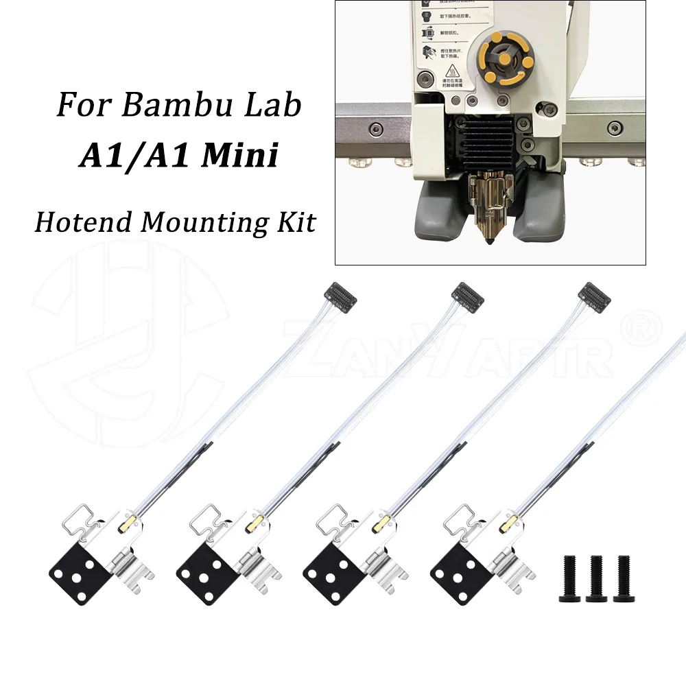 

For Bambu Lab A1/A1 Mini Accessories Hotend Mounting Heating Assembly Original parts Thermistor+ Heater Assembly 3D 3D printer