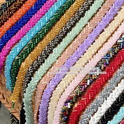 90cm White Pearl Beaded Lace Trim Ribbon Garment Decoration Applique Trimming Fringe Tape DIY Sewing Fabric Material Accessories