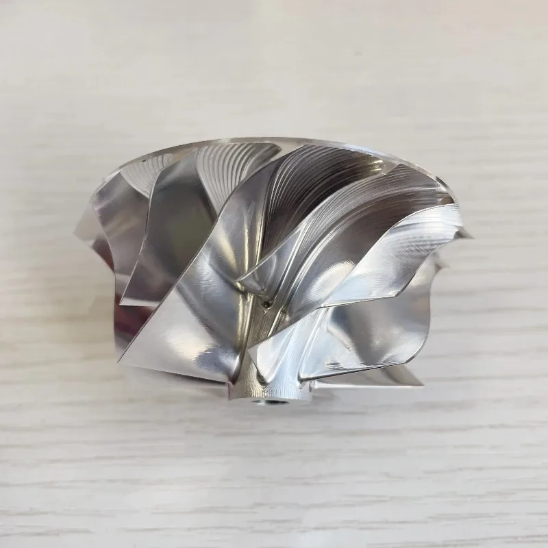 RHF5 Reverse 7+7blades 52.00/63.00mm High Performance Bore :6.10mm Turbo Milling/aluminum 2618/billet Compressor Wheel