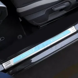 For Golf 8 8.5 2020 2021 2022 2023 2024 2025 2026Car Stainless Steel Pedal Door Sill Scuff Plate Threshold Bumper 4PCs