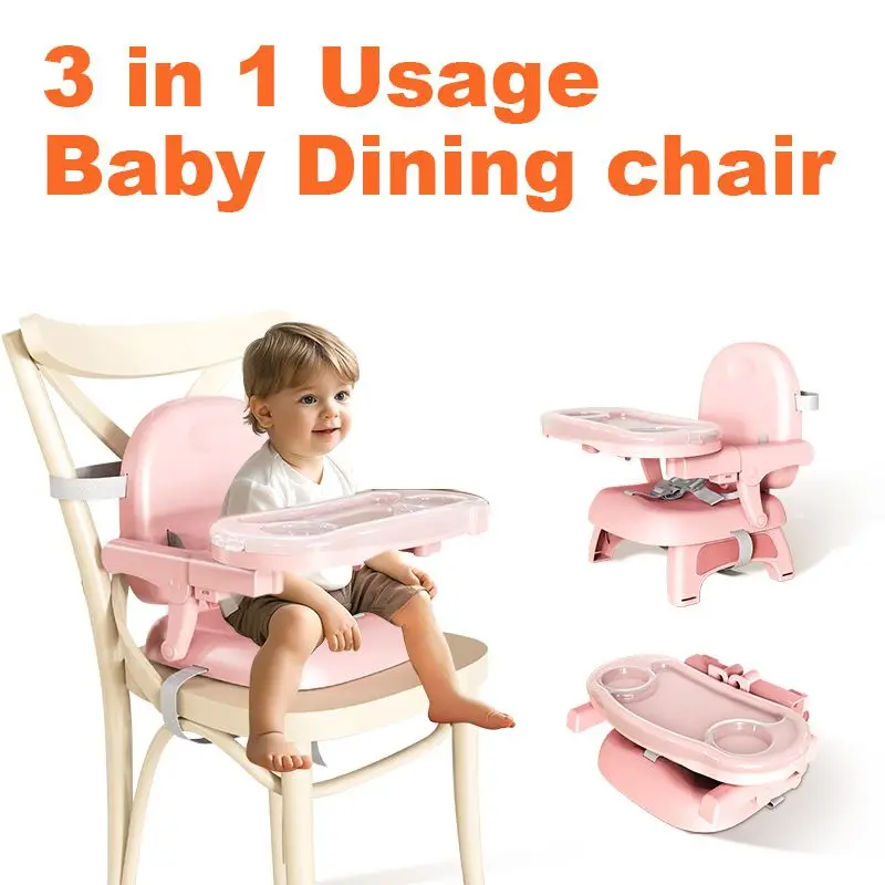 

Infant meal chair - Portable and foldable dining table and chair. Low and high adjustable model. Suitable for home use.