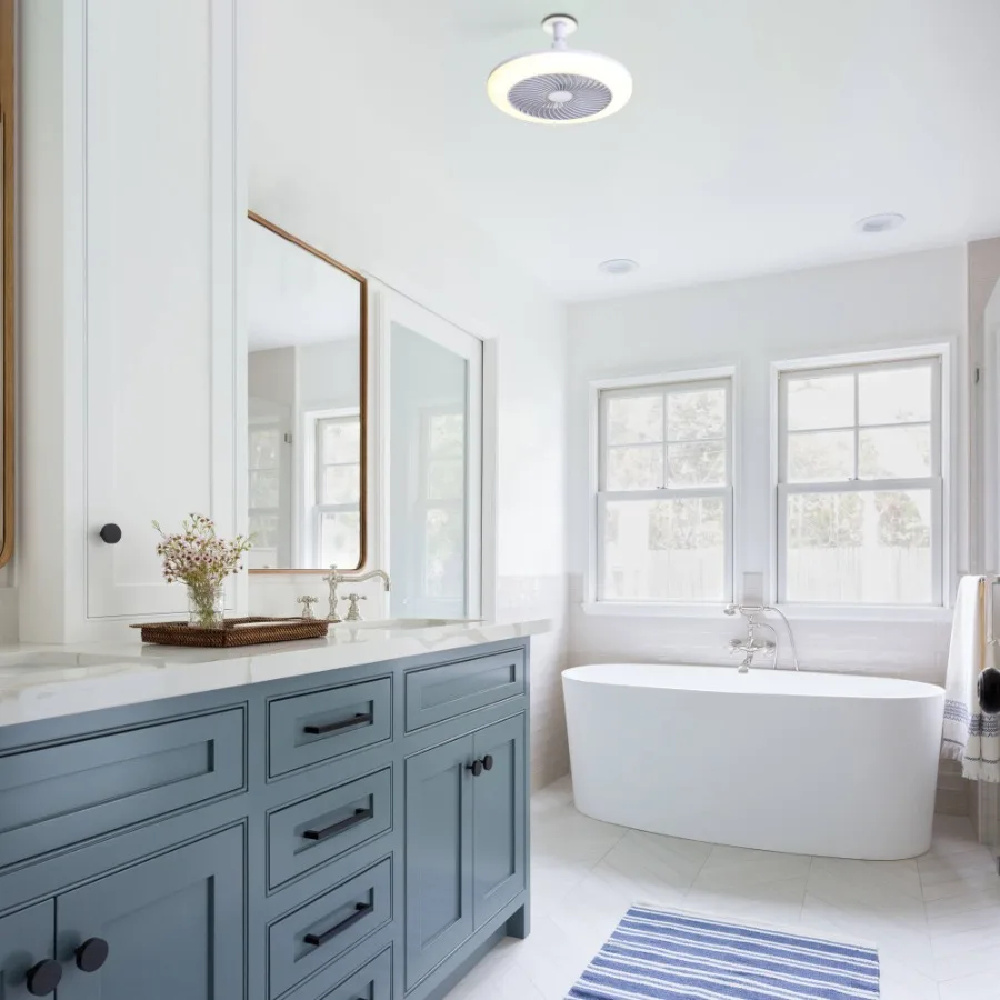 Ventiladores de teto de plástico