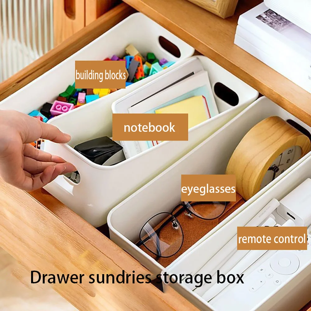 

10pcs suitable for sundries storage multifunctional storage box durable large-capacity desktop storage box underwear storage