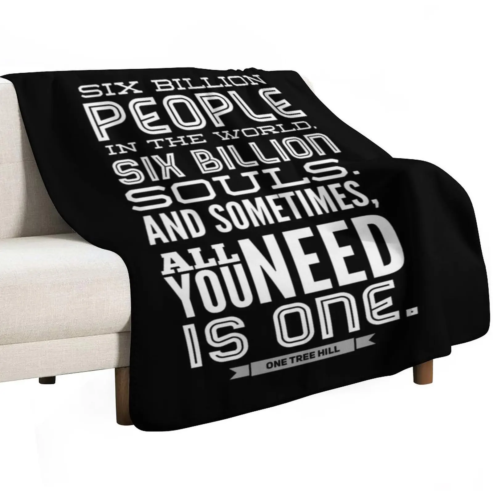 One tree hill - six billion Throw Blanket Thermal Blankets For Sofas christmas gifts Quilt Luxury Thicken Weighted Blankets