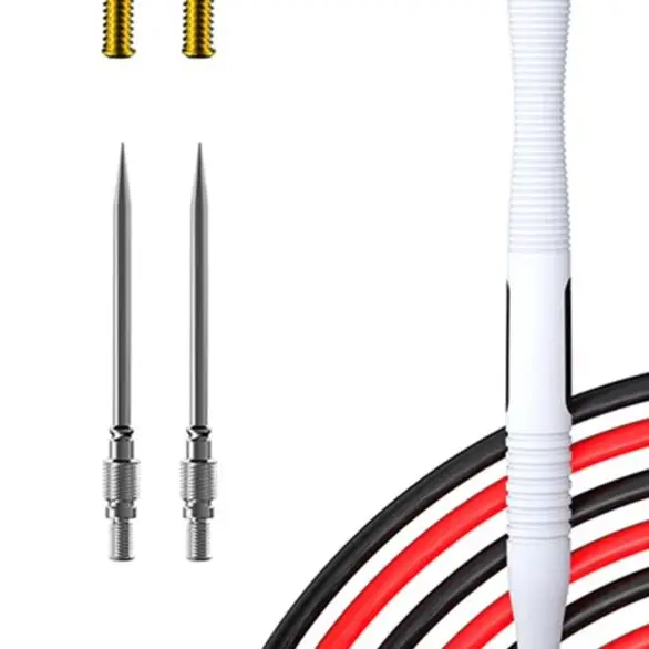 Silicone Multimeter Leads Gold Plated Probes Pure Copper Wire For Digital Analog Meter Electrical Testing Tools