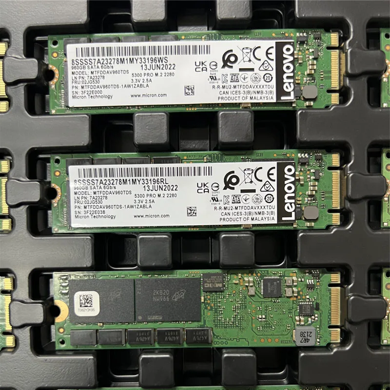 لميكرون 5300PRO 1.92T 960G 240G 480G M.2 SATA بروتوكول جديد على مستوى المؤسسة SSD 2280 محرك الحالة الصلبة الجديد الأصلي