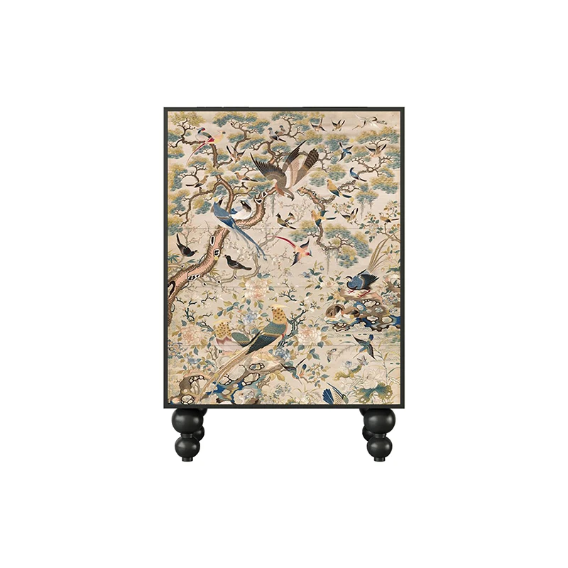 

*Solid wood chest of drawers, dining room, living room by the wall, storage entrance aisle decorative cabinet