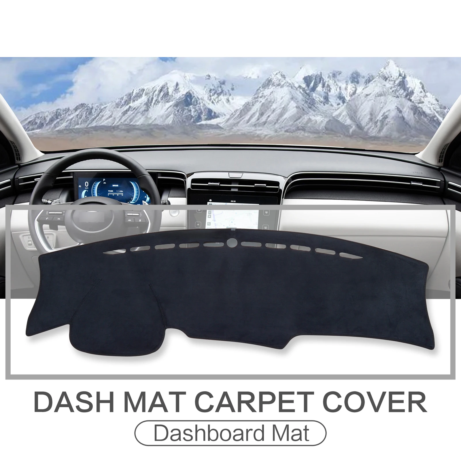 for Hyundai Tucson NX4 N Line 2021 2022 2023 Hybrid Car Dashboard Mat Sunshade Protective Carpet Dash Mat Dashmat