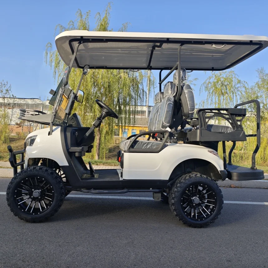 Golf Cart Electric Customized Electric Golf Cart For Adults 60/72V Lithium Battery Off-Road Electric Sightseeing Golf Cart