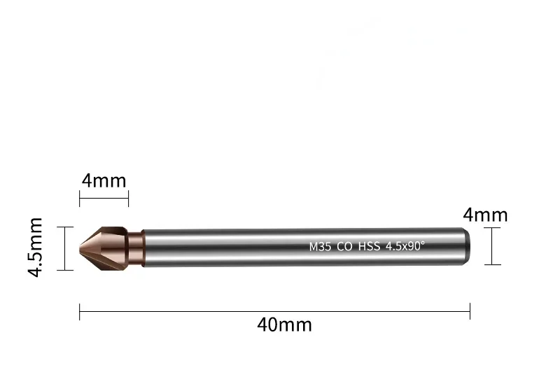

Three edge chamfering cutter 90 degree deburring single edge chamfering tool countersunk drill bit