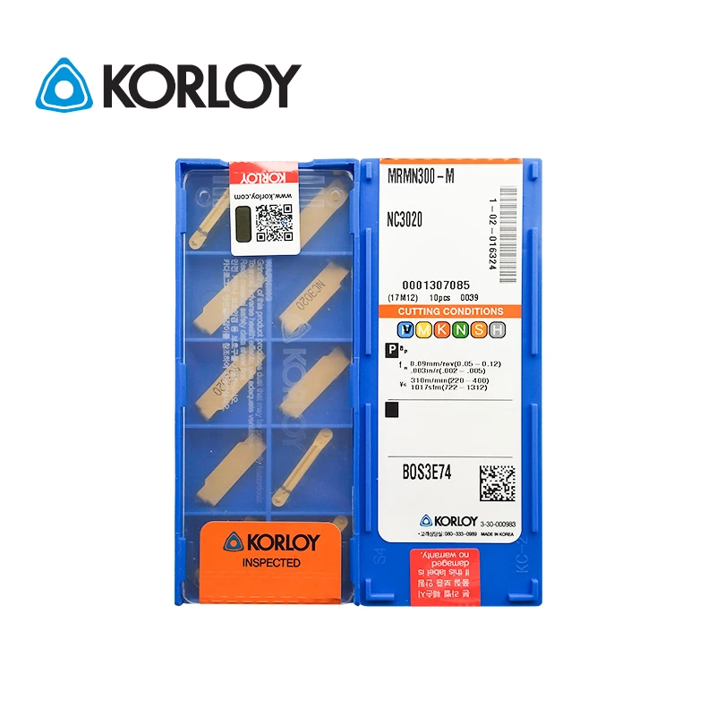 

10pcs KORLOY 100% Original MRMN300-M NC3020 NC3030 NC3120 PC5300 PC9030 Multi Grooving Round Face Grooving MGT Carbide Inserts