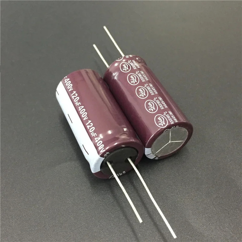 

2pcs 120uF 400V LELON RXB Series 18x36mm 400V120uF Long Life PSU Aluminum Electrolytic Capacitor