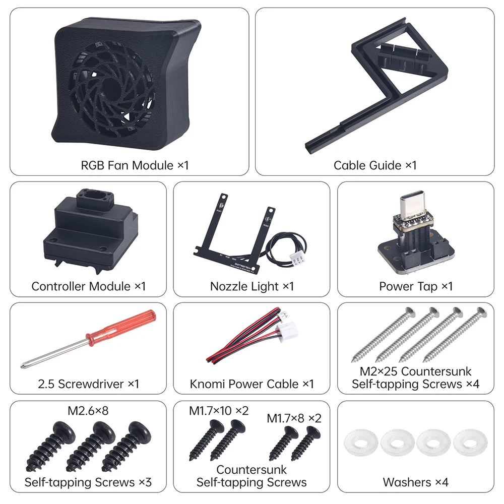 BIGTREETECH Panda Cooler A1 sistema de refrigeración inteligente boquilla independiente iluminación Web UI Control inalámbrico para Bambu Lab A1 A1 MINI
