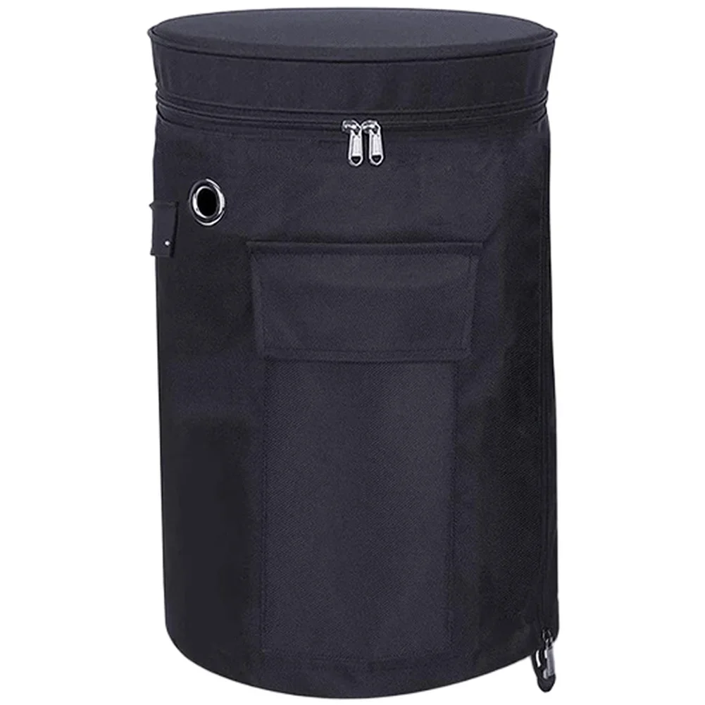 Black Propane Tank Cover Oxford Fabric Waterproof Ventilated Gas Cylinder Cover 52*25cm/66*33cm Shield Propane Tanks From Rain