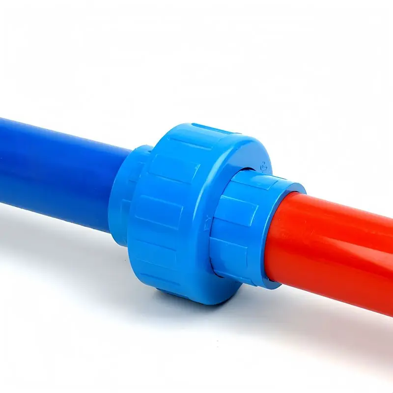 1PC I.D 20~63mm PVC Union Connector Aquarium Fish Tank Water Pipe Plastic Quick Fittings Irrigation Garden Watering Tube Adapter
