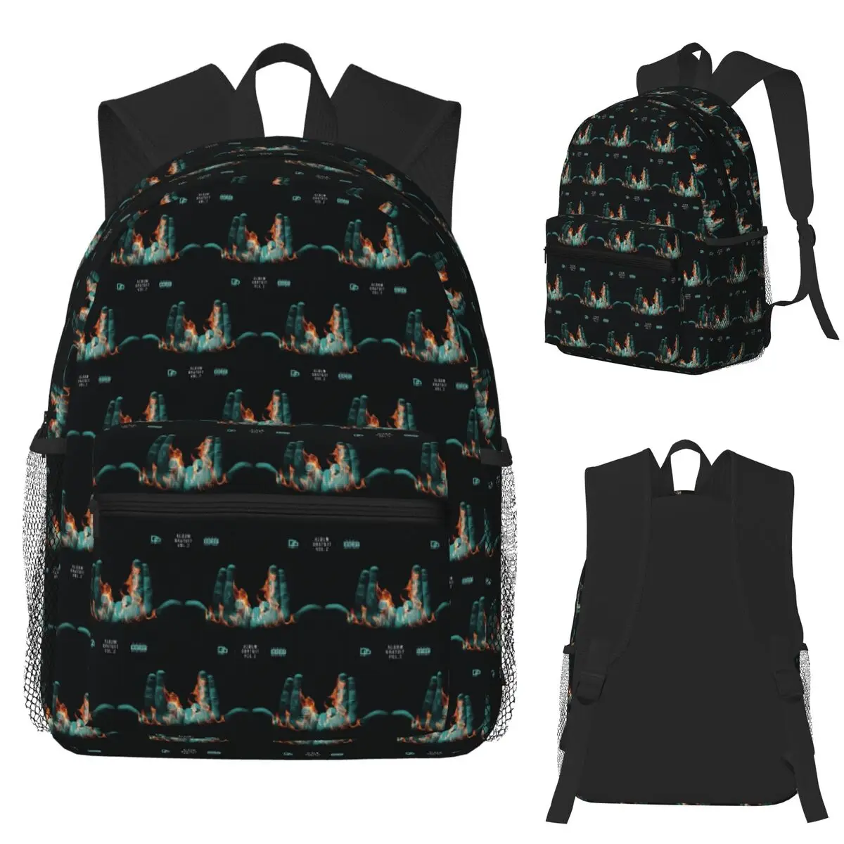 Jul Marseille Custom French Rapper Student Backpack School Bag Hiking Travel Daypack for Men Women Bookbag Shoulder Bags