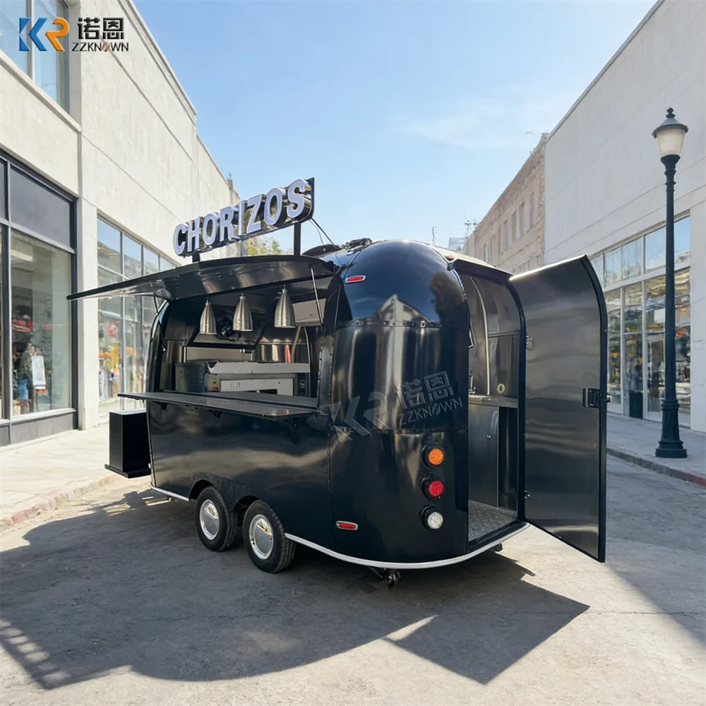 

Профессиональный фудтрак для барбекю, портативный фудтрак-прицеп для пиццы, барбекю и уличного мороженого, полностью оборудованный.