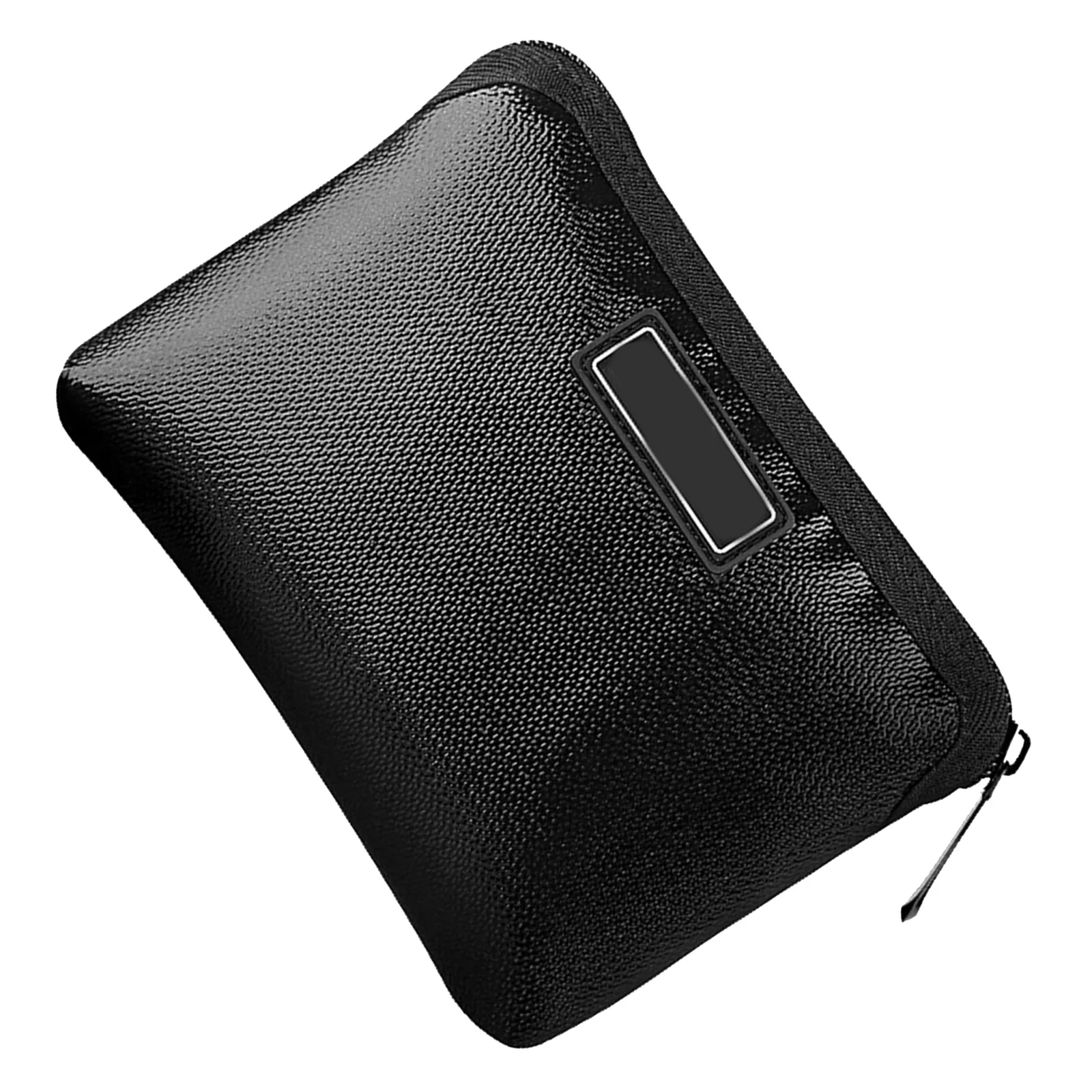 

1pc Waterproof Fireproof Storage Pouch Portable File Pocket Double-Sided Multipurpose Organizer Wallet Case
