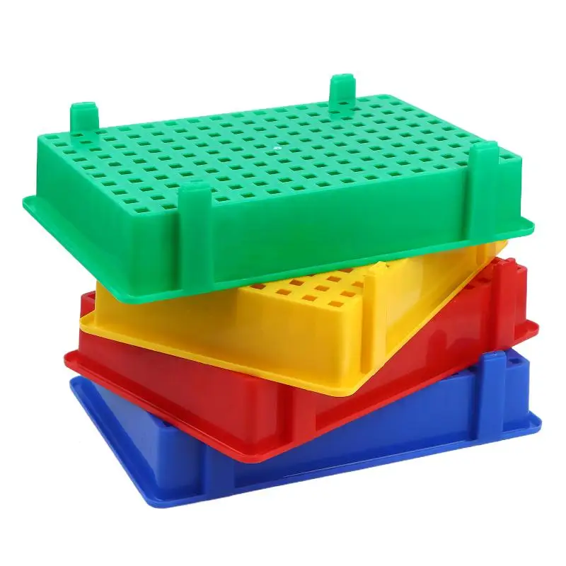 New 1PCS Thickened Plastic Lithium Battery Storage Box For 18650 Cells - Divided Transport And Turnover Tray