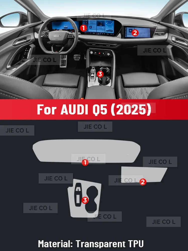 

Auto Central Control Screen TPU Navigation Anti Scratch interior Protection Film GPS Navigation For AUDI Q5 2025