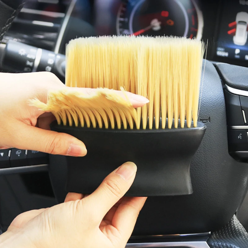 Car Air Conditioner Air Outlet Cleaning Brush Interior Cleaning Tool Dust Sweeping Soft Brush For Auto Home Office Duster Brush