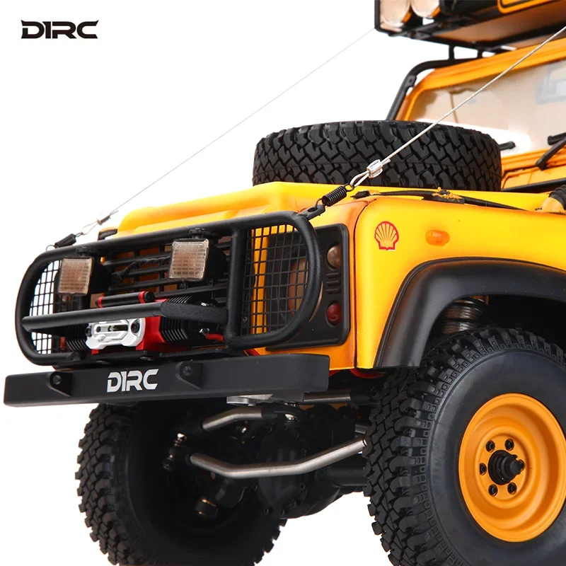 D1RC 2025 Nieuw model Lier met hoog koppel en dubbele motor 7075 Racing-grade aluminium lier Geschikt voor 1/10 RC-auto's TRX-4 Tank 300