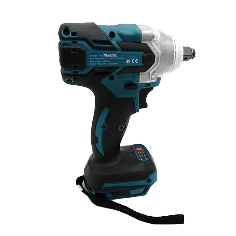 Makita DTW600 Brushless Impact Wrench520N.M High Torque 1/2 and 1/4 inch Electric Tool Heads Suitable for Makita 18V Battery