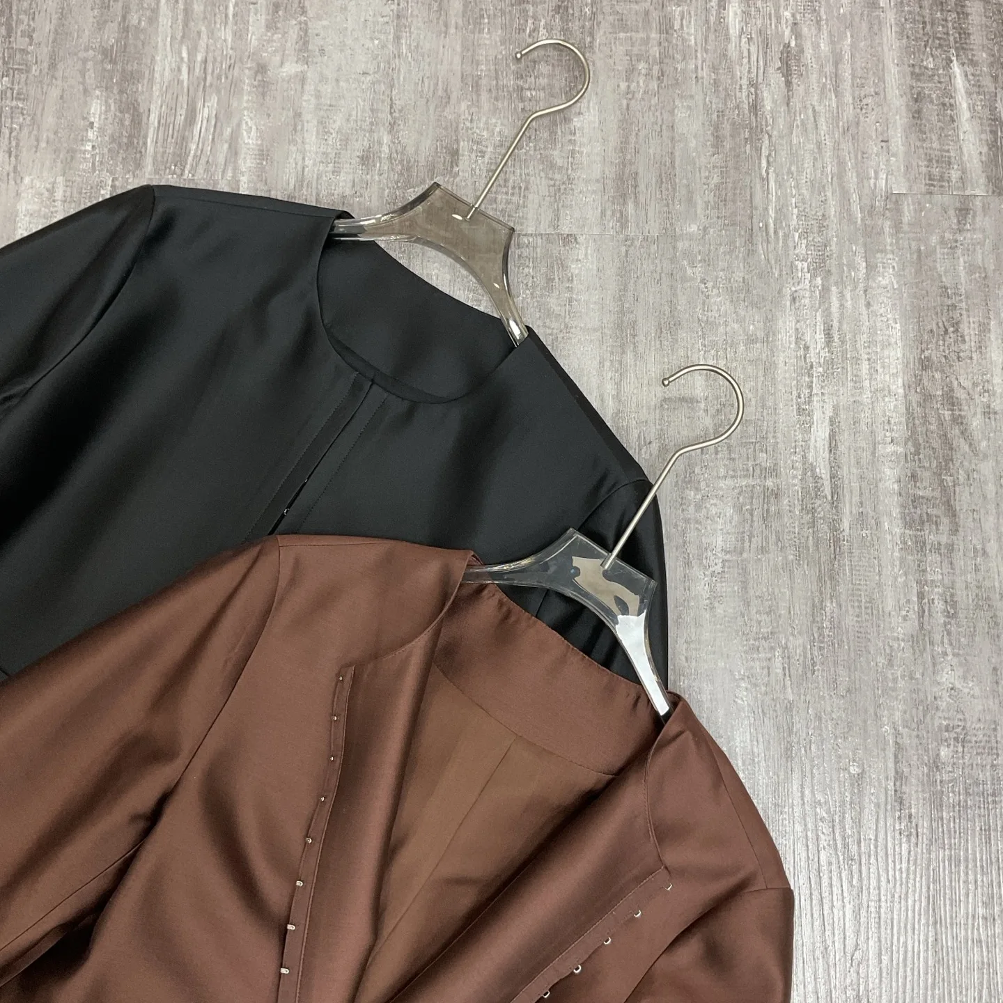 New Autumn/Winter Cropped Blazer: Crew Neck with a Soft, Warm TouchNO.29